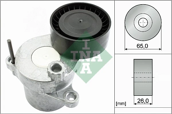 Belt Tensioner, V-ribbed belt